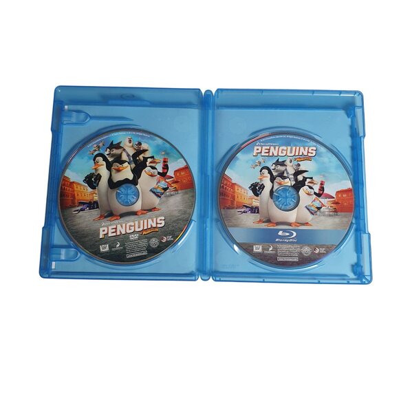 DreamWorks Penguins Of Madagascar Blu-Ray DVD Combo Pack Family Movie Night - Picture 3 of 4